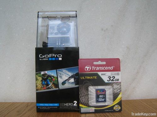 GoPro HD Hero 2 Edition Camera w MOTORSPORTS Mount Kit  Accessories