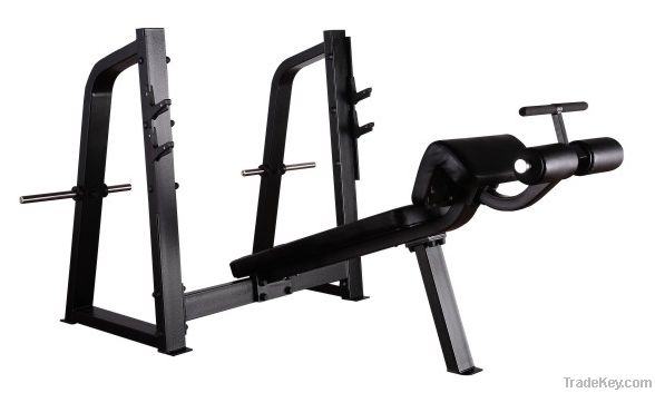 Precor Commercial Body Building Machine / Olympic Decline Bench