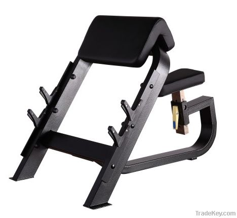 Precor Commercial Gym Fitness Machine / Seated Preacher Curl