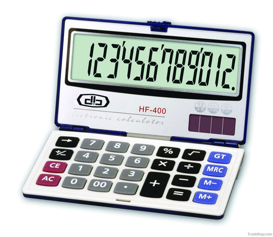 Dual Power Portable Calculator