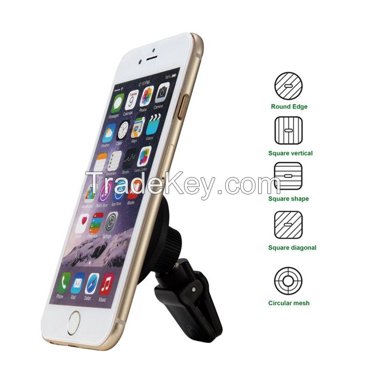 2016 Hot Selling Strong Mangetic Car Air Vent Mount Holder for All Smartphones