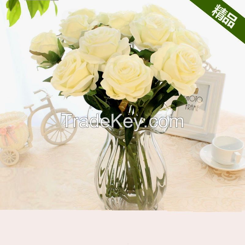 artificial flower rose wedding bouquet decoration flower