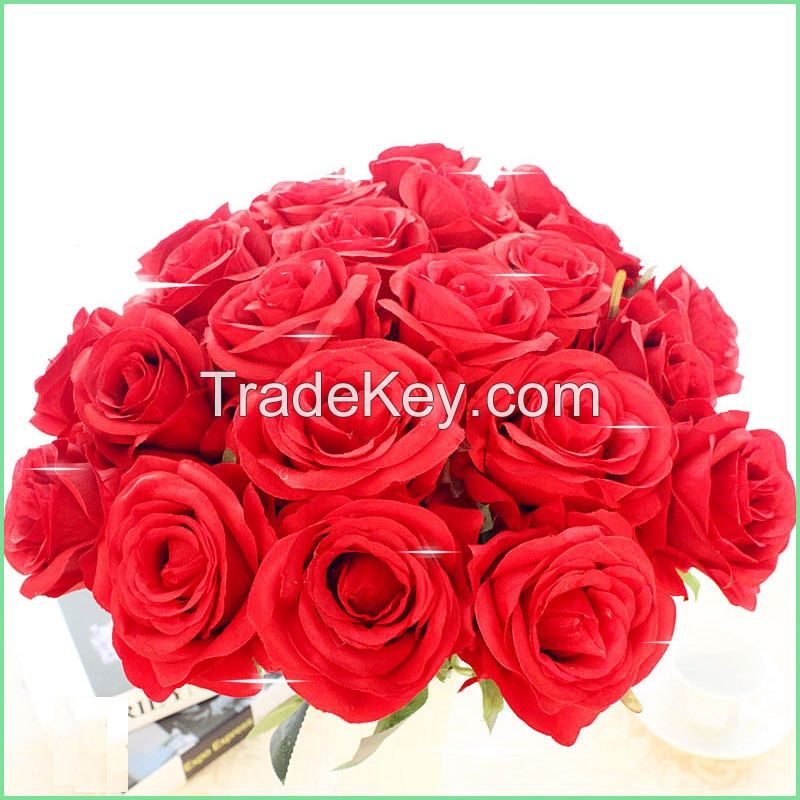 Artificial Flower Rose Wedding Bouquet Decoration Flower