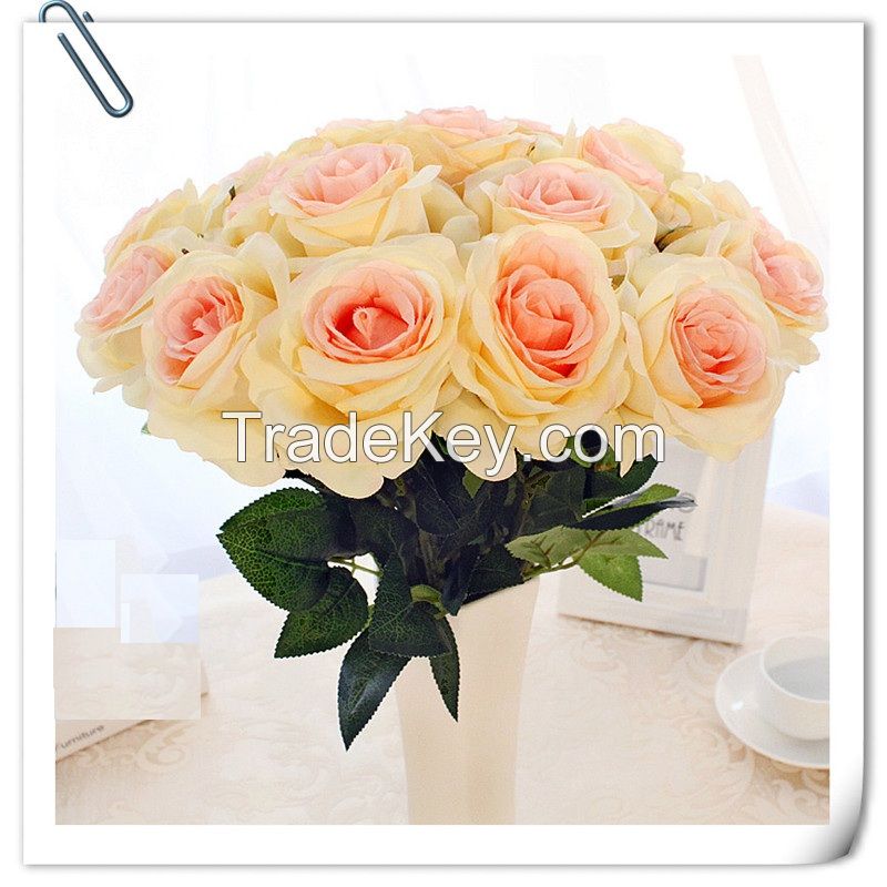 Artificial Flower Rose Wedding Bouquet Decoration Flower