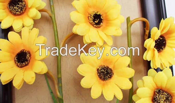 Hot sell Three-dimensional hanging flower silk flower gerbera flower wall hanging flower