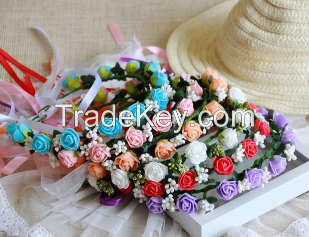 2015 product CHRISTMAS decorative artificial flower garland wedding