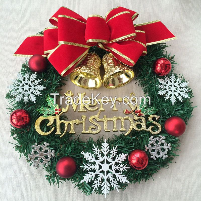 Decorative Christmas Wreath Christmas Decoration 35cm Diameter Household Christmas Decoration