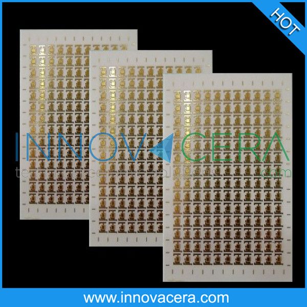 Alumina thin film metallized ceramic substrate