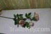 artificial flower (3-head rose)