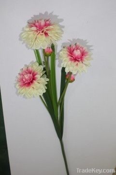 artificial flower (5-head chrysanthemum)