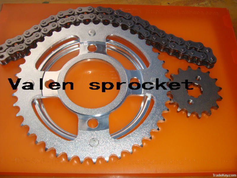 Motorcycle sprocket, bearings, gears