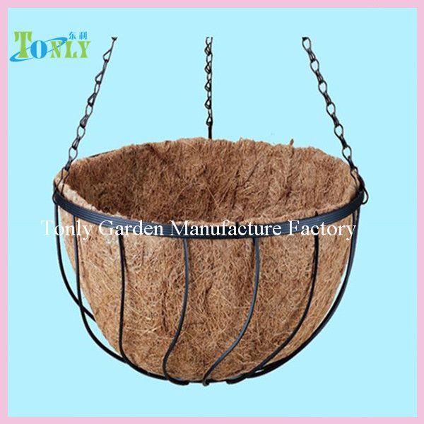 Metal Hanging Basket with Coco Liner