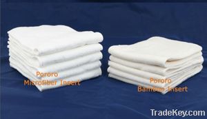 3 layer microfiber diaper insert for cloth diaper/nappy