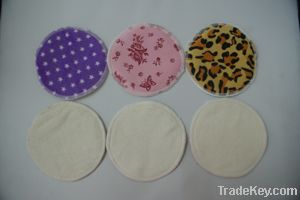 Soft washable/ reusable bamboo fiber Breast nursing pad