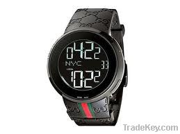 Hot DIGITAL ELECTRONIC MENS RUBBER BAND WATCH