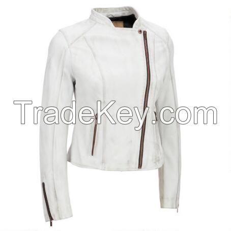 High quality Women racing leather motorbike jacket/leather motorbike