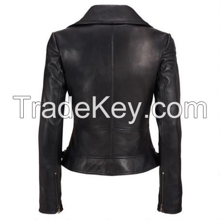 Men Leather Motorcycle Jacket / Women Leather Motorbike Jacket / Biker Leather