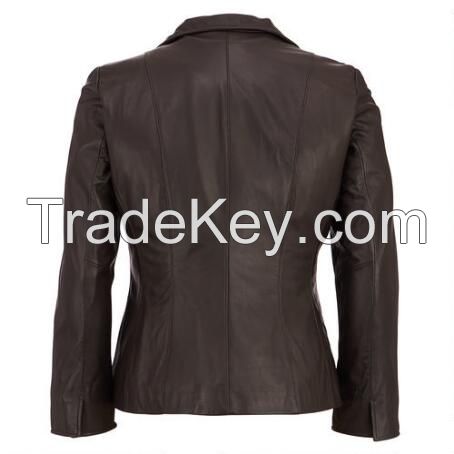 Custom made latest design motorbike motorcycle Cow hide Leather Jacket