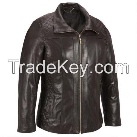 2017 ladies pure leather jackets wholesale for women fashion apparel