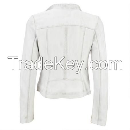 High quality Women racing leather motorbike jacket/leather motorbike