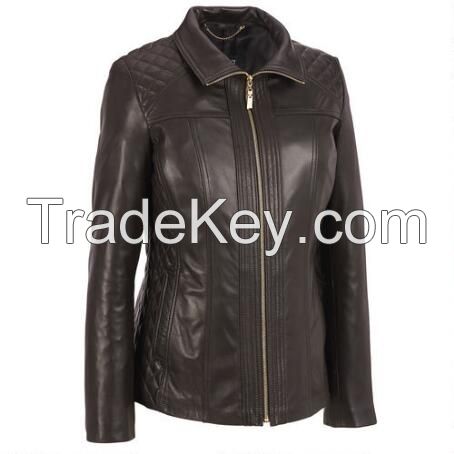 Women Ladies Motorbike Motorcycle Leather Racing Jacket,Biker Racer