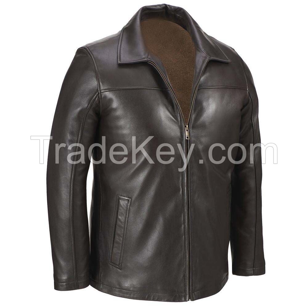 Motorbike Leather Jacket for men, cowhide leather jackets