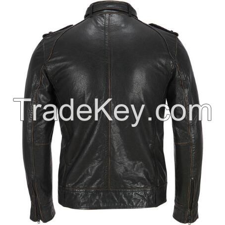 Wholesale Fashion PU Leather Jackets Ladies Leather Jacket