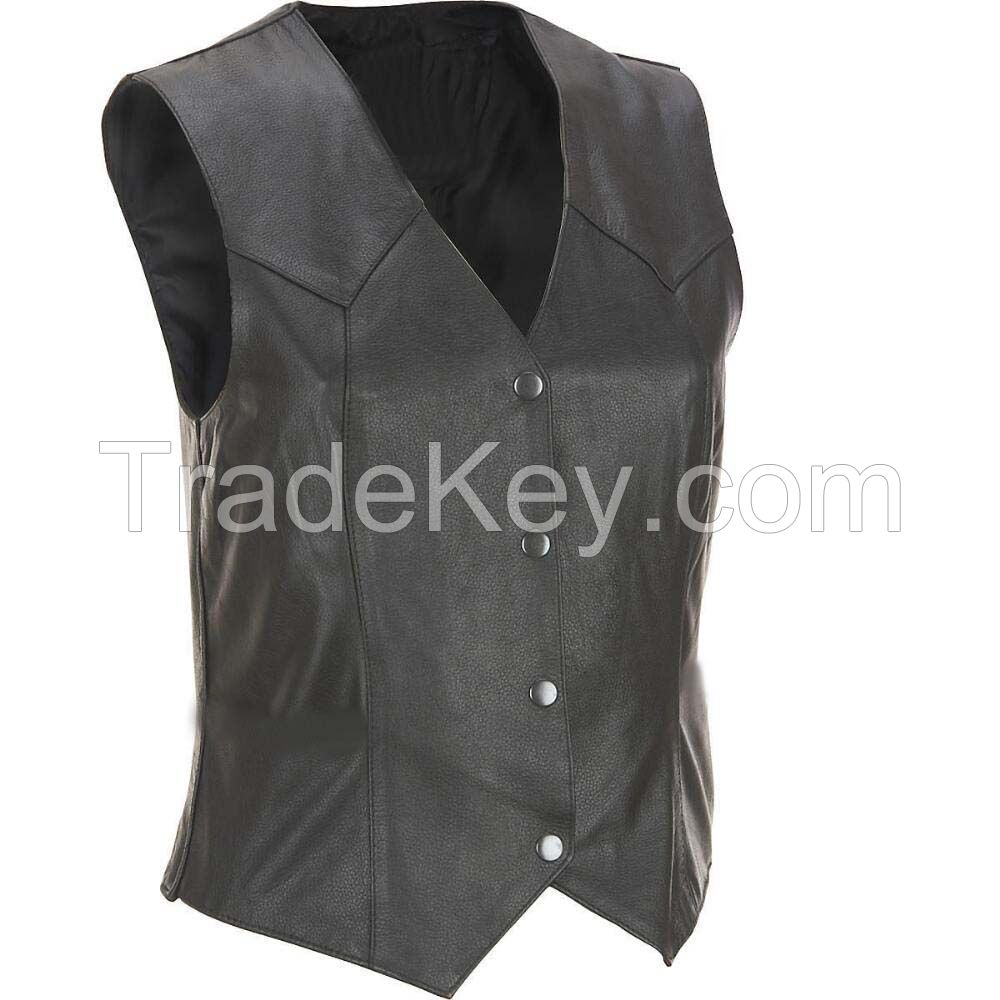Hot sale hand knitted leather jacket raccoon collar rabbit fur vest