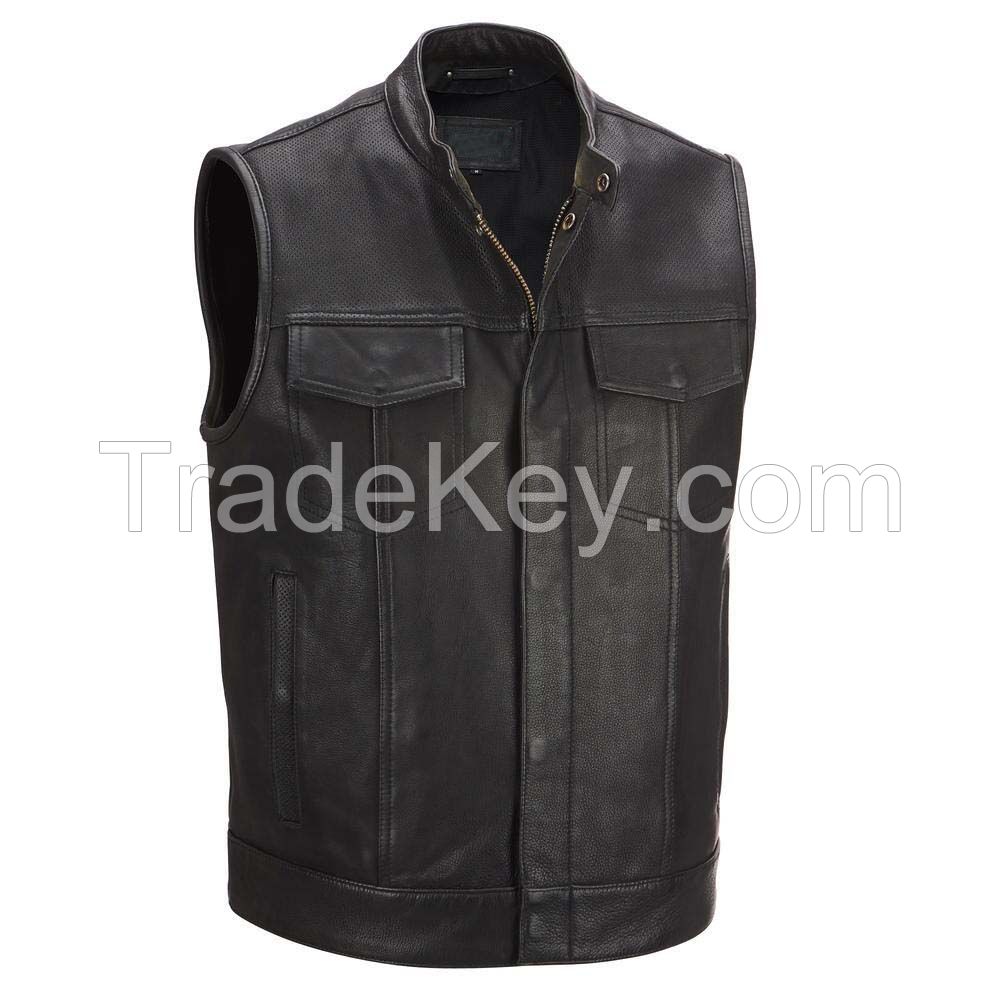 Newly arrived fashion men leather vest