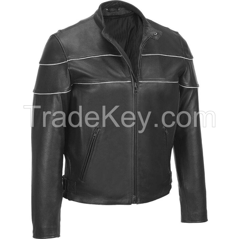 2017 Winter Hot Big Sale Fashion Men Antique Leather Cycle Jacket In Pakistan