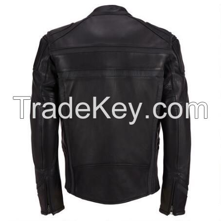 2017 Hot Sale Fashion Men Leather Cycle Jacket With Fully Lined Interior In Pakistan