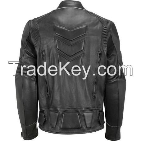2017 Winter Season Hot Sale Fashion Men Leather Faded Seam Cycle Jacket
