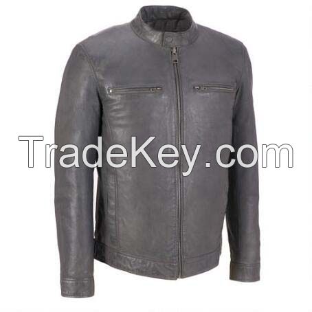 Leather Motorbike Team Racing Jackets For Gents