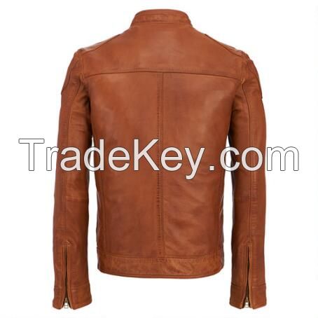 Men's racing Motorbike Leather Jacket