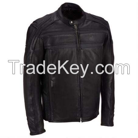 2017 Hot Sale Fashion Men Leather Cycle Jacket With Fully Lined Interior In Pakistan