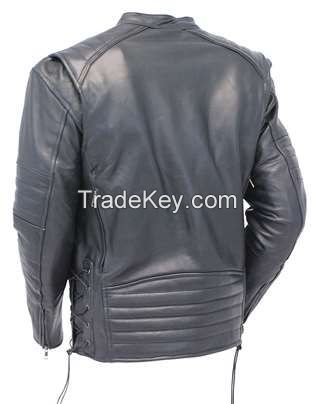 Famous style Men Motorcycle racing Leather Jacket/Mens leather jackets