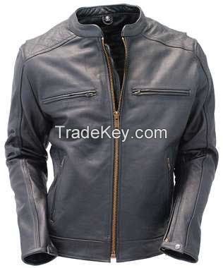 oem quilted jackets - New Mens Quilted motorcycle brown Lambskin Leather