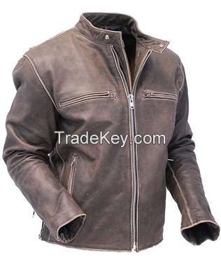winter motorcycle genuine leather jacket men short lamb real fur leather coats