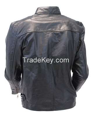 Oem Factory Support Custom Motorcycle Leather Jacket Mens