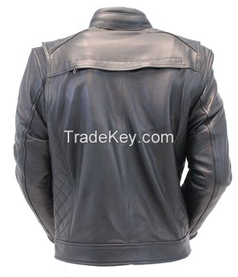 best quality man leather motorcycle jacket