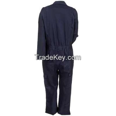 Navy Blue Cotton Work Coveralls