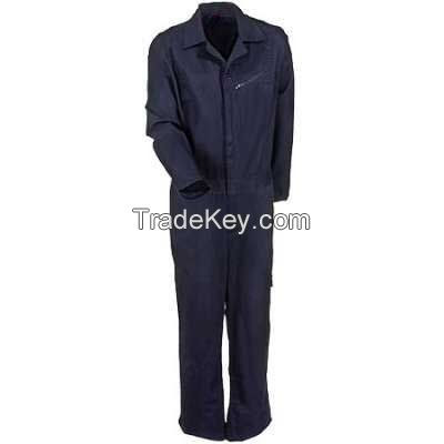 Navy Blue Cotton Work Coveralls