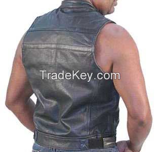 boys leather vest