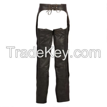 Mens leather half chaps