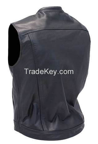 bike leathers vest