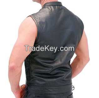 buffalo leather vest