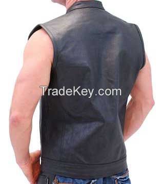 concealed carry leather vest motorcycle