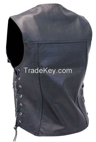 vintage leather vest