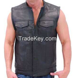 concealed carry leather vest motorcycle
