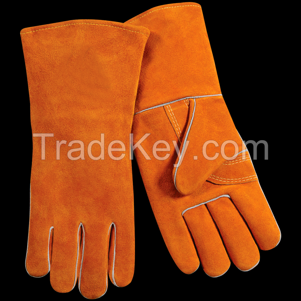 resistant stick welding gloves